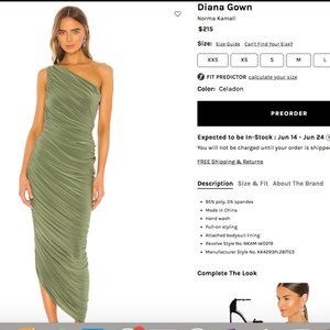 Norma Kamali Diana Gown